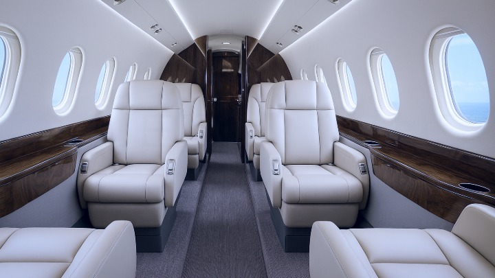 Special Charter Category - Falcon 50EX Jet Interior